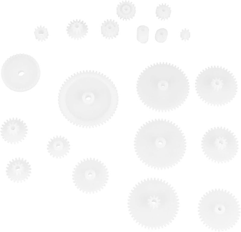 116 Pcs Plastic Gears DIY Motor Transmission Gear Set 0 5 Modulus Slow Down Parts - Image 1